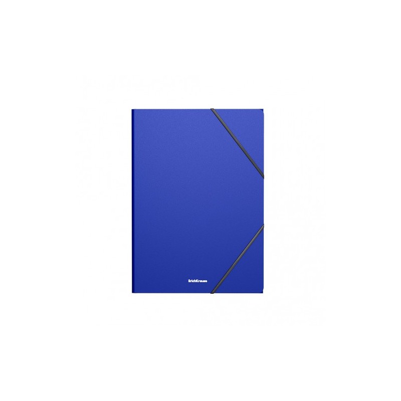 CARPETA CON GOMAS ELaSTICAS MATT CLASSIC A4 AZUL ERICH KRAUSE 53322