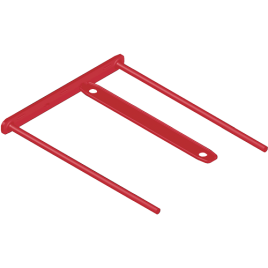 PACK 100 FASTENER METAL FLEXIBLE D CLIP ROJO BANKERS BOX 1189301