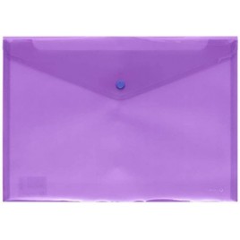 SOBRE POLIPROPILENO FOLIO SOLAPA C BROCHE PLASTICO VIOLETA CARCHIVO 342K56