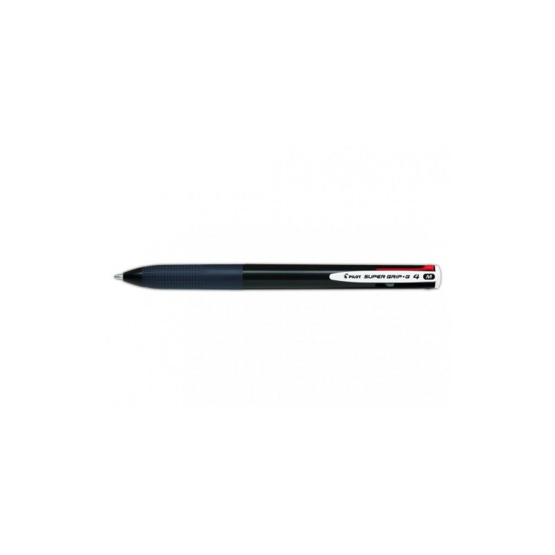 BOLIGRAFO SUPERGRIP G 4 COLORES CUERPO COLOR NEGRO PILOT BPKGG 35M B