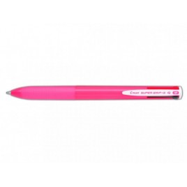 BOLIGRAFO SUPERGRIP G 4 COLORES CUERPO COLOR ROSA PILOT BPKGG 35M P