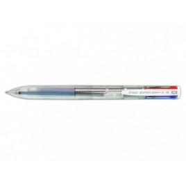 BOLIGRAFO SUPERGRIP G 4 COLORES CUERPO COLOR TRANSPARENTE PILOT BPKGG 35M NC