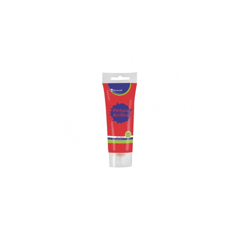 Bismark 328676 pintura acrilica 75 ml Rojo Tubo