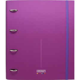 Ingraf 350764 carpeta de carton A4 Purpura