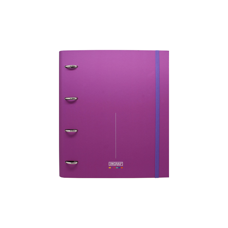 Ingraf 350764 carpeta de carton A4 Purpura