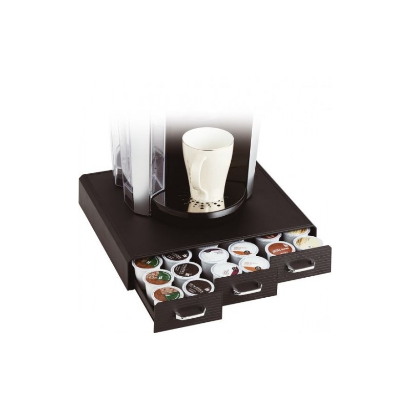 ORGANIZADOR LA HORA DEL CAFe 3 CAJONES PARA CaPSULAS 325X340X65 MM NEGRO ARCHIVO 2000 CD902 NE